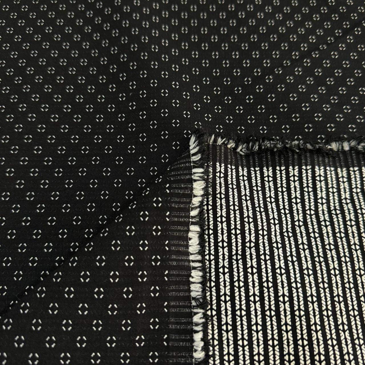 Bengaline Jacquard Preto