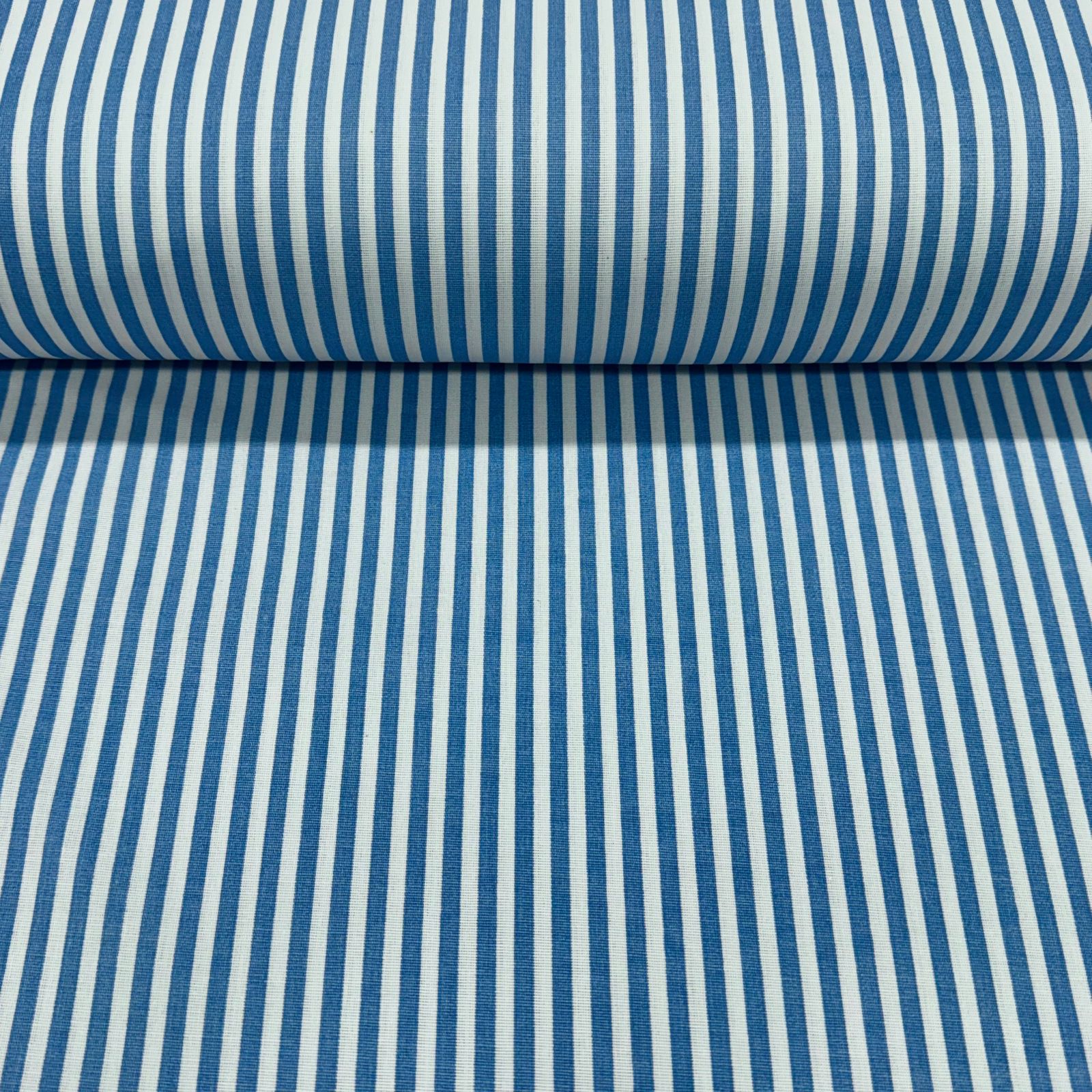 Tergal Elegance Listrado Azul