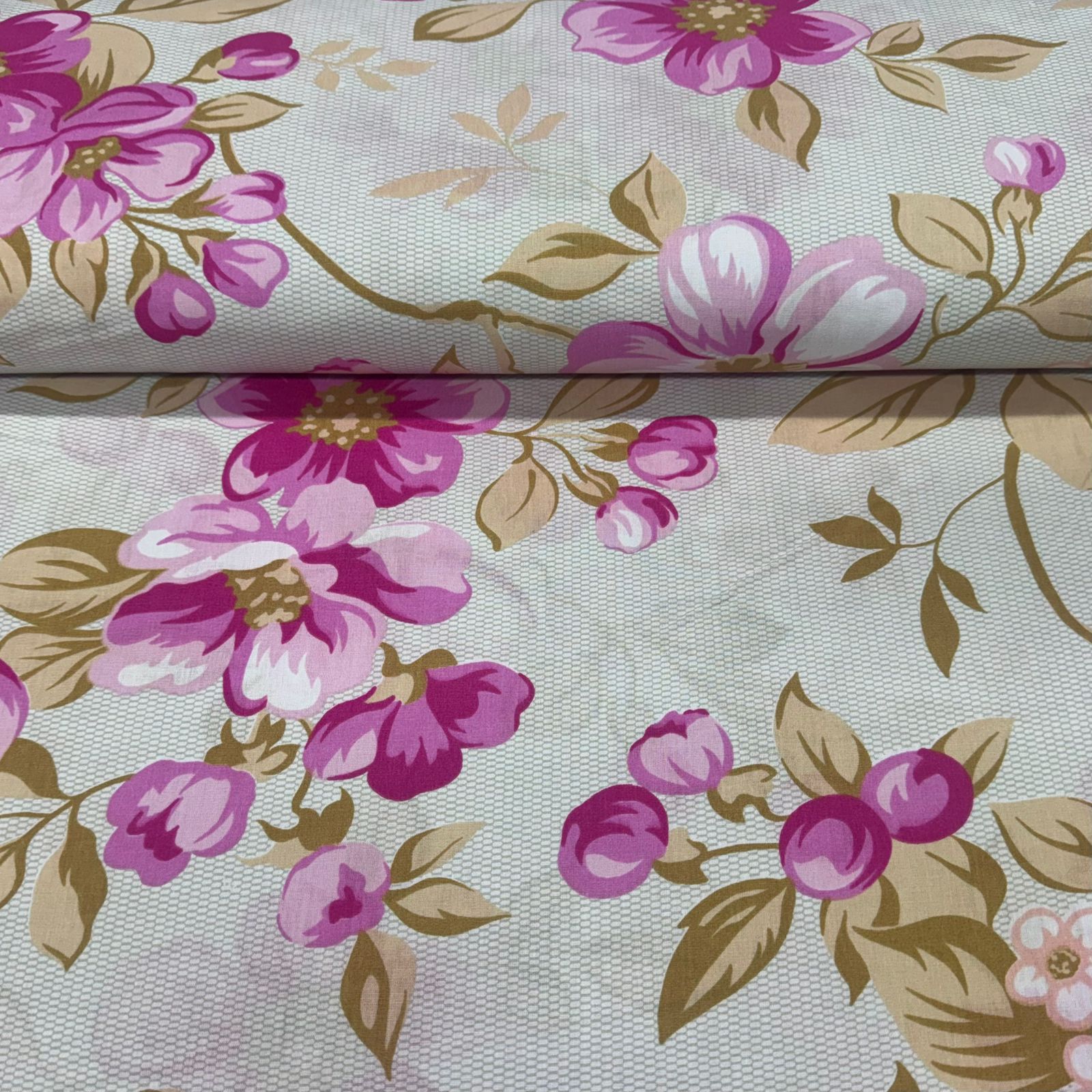 Percal 150 Fios Jardim Delicado