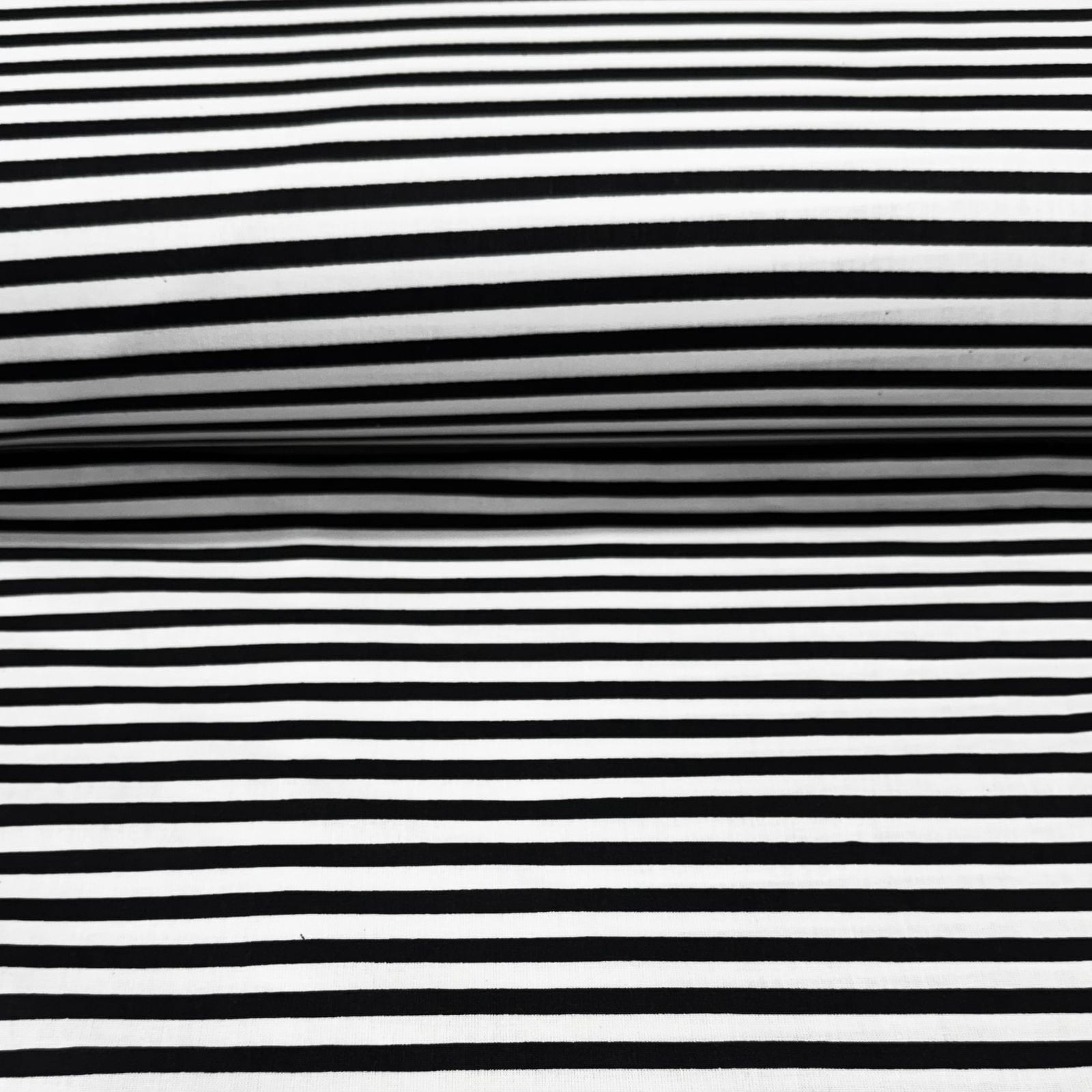 Percal 150 Listrado Preto e Branco