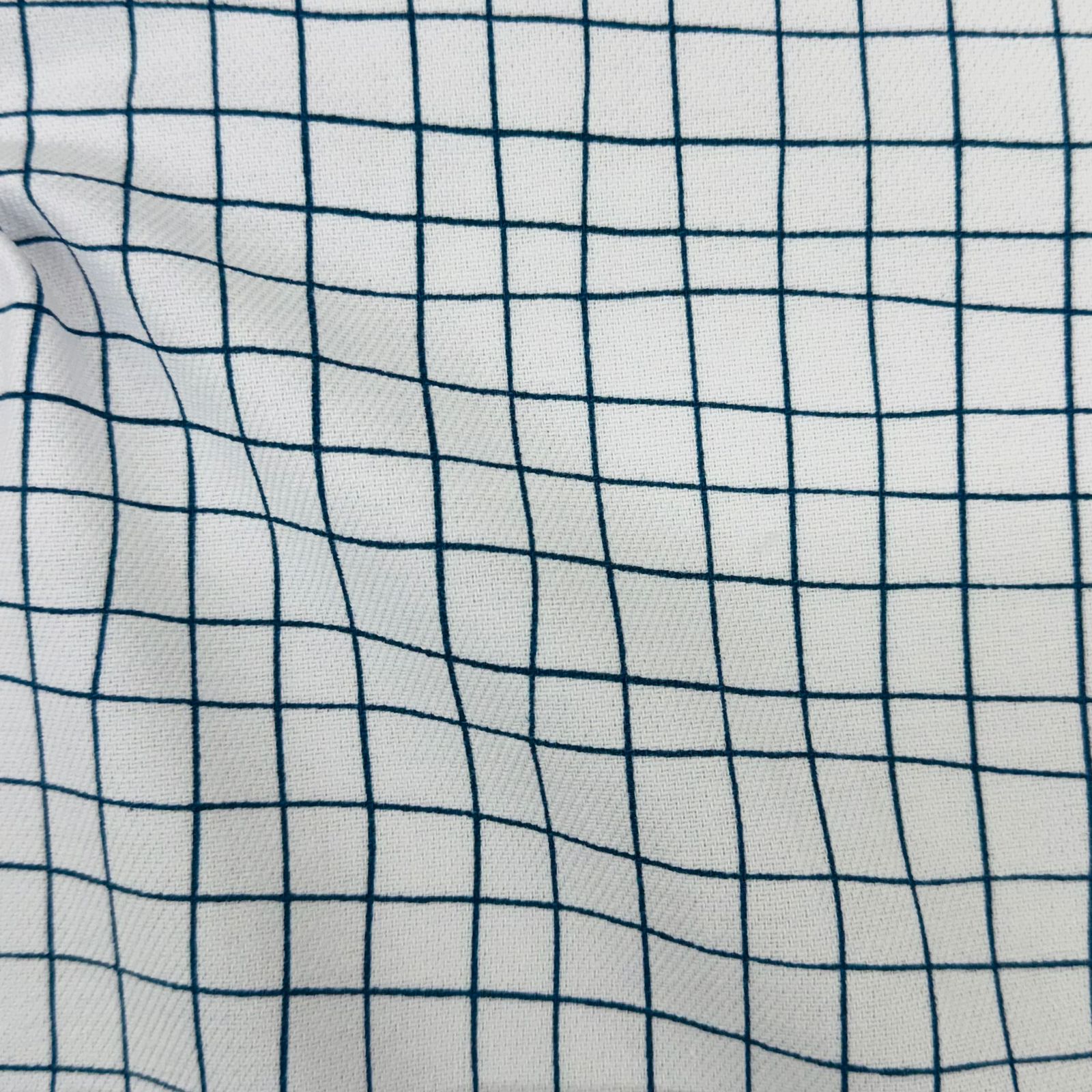 Flanela Cueiro Premium Xadrez Azul