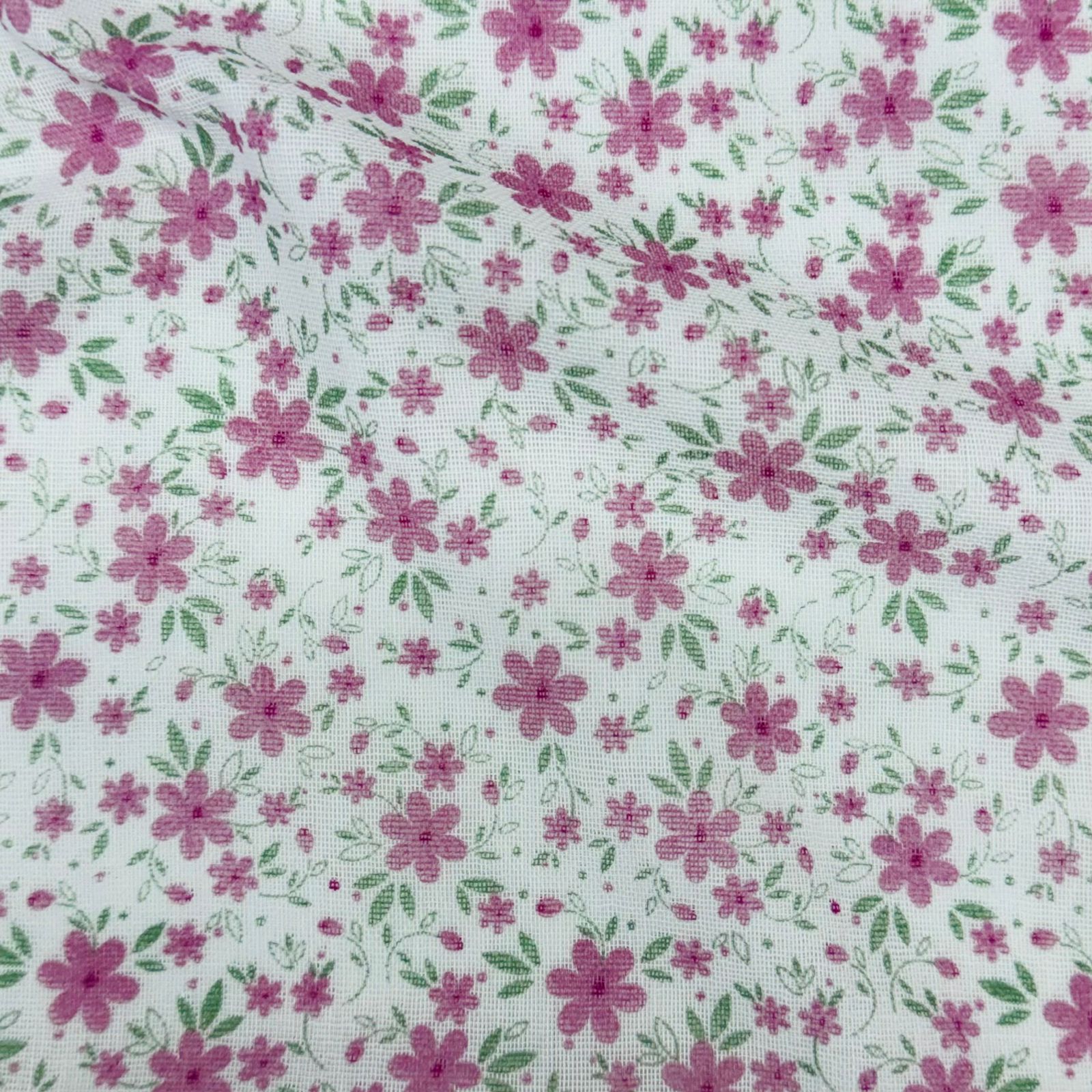 Fralda Dupla Premium Floralzinho Rosa