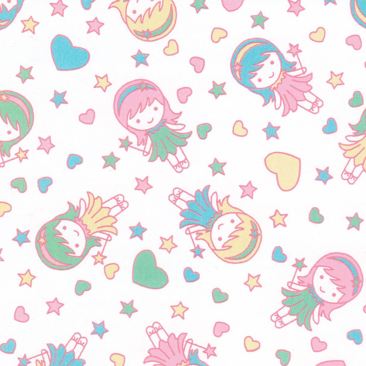 Fustão Meninas Felizes Fundo Branco 