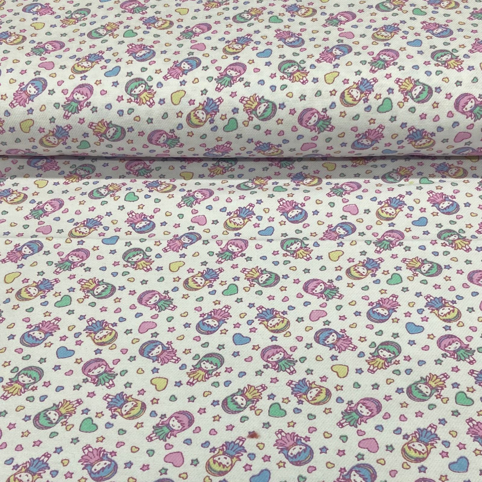 Fustão Meninas Felizes Fundo Branco 