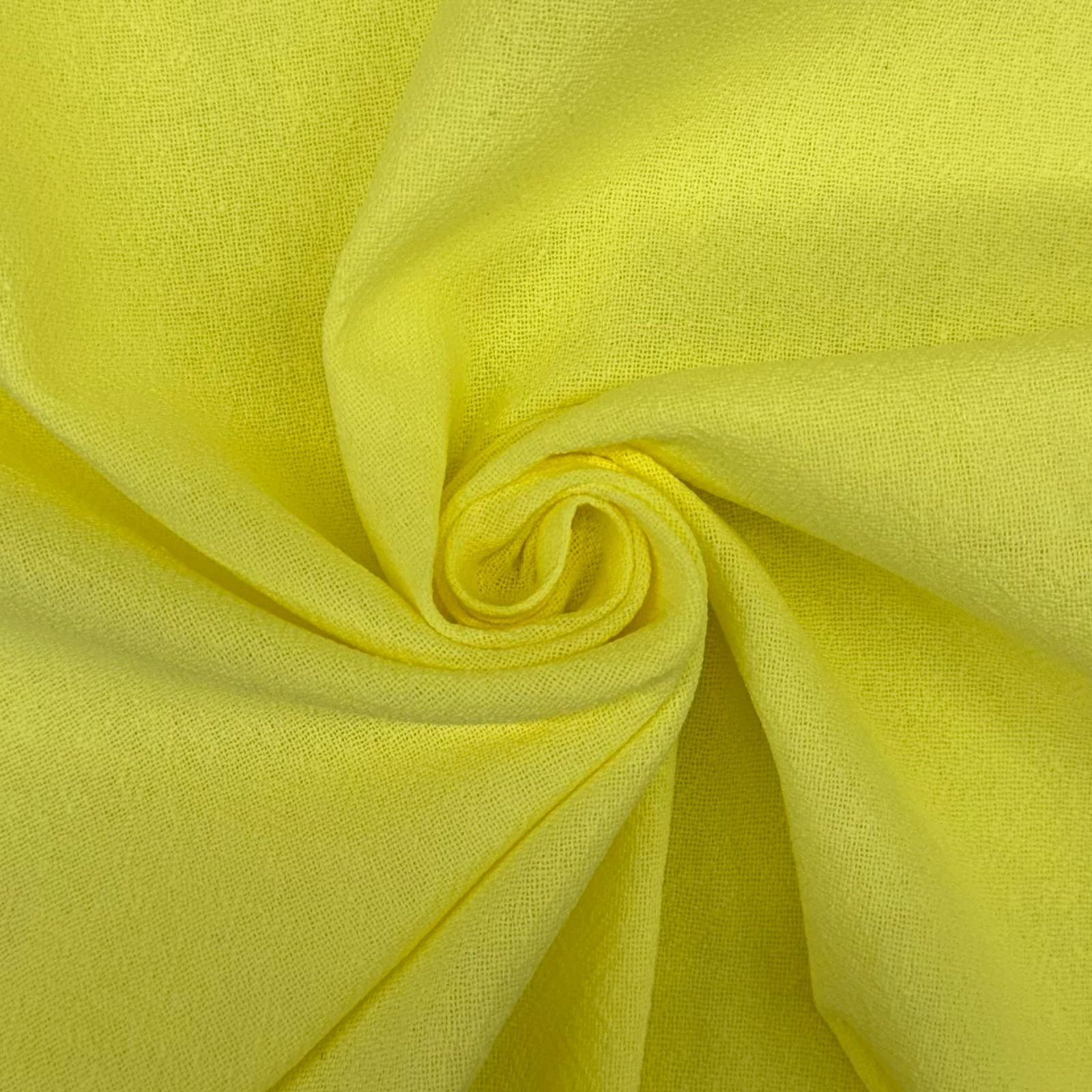 Tecido Pé de Galinha Amarelo Manteiga