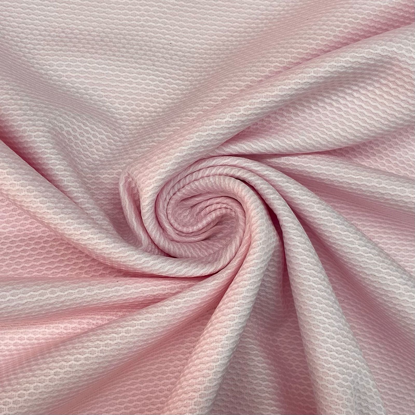Piquet de Algodão Misto Rosa Bebê 