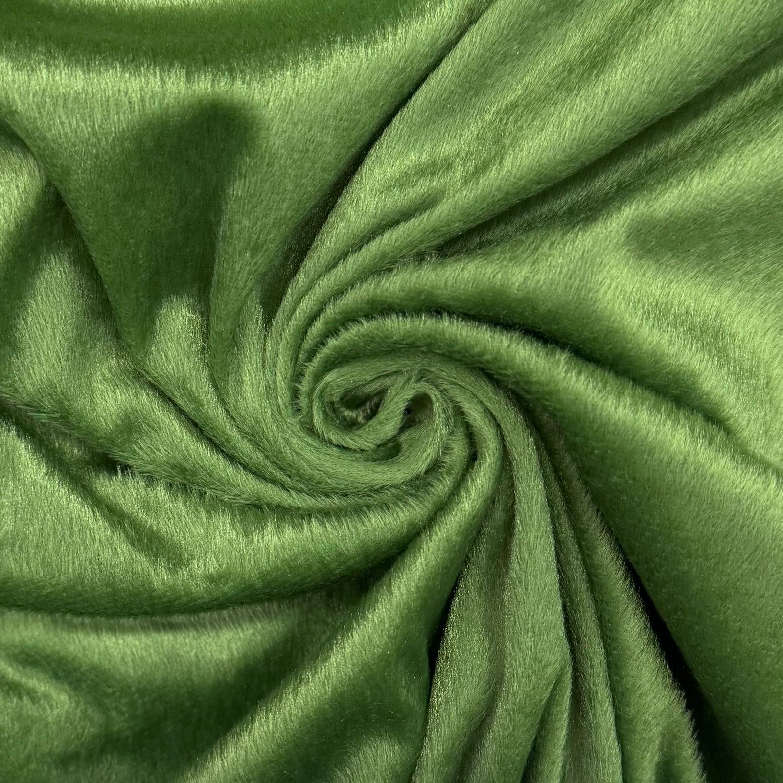 Tecido Velboa Verde Musgo