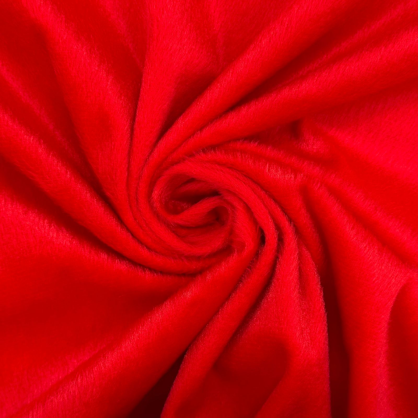 Tecido Velboa Vermelho Vivo