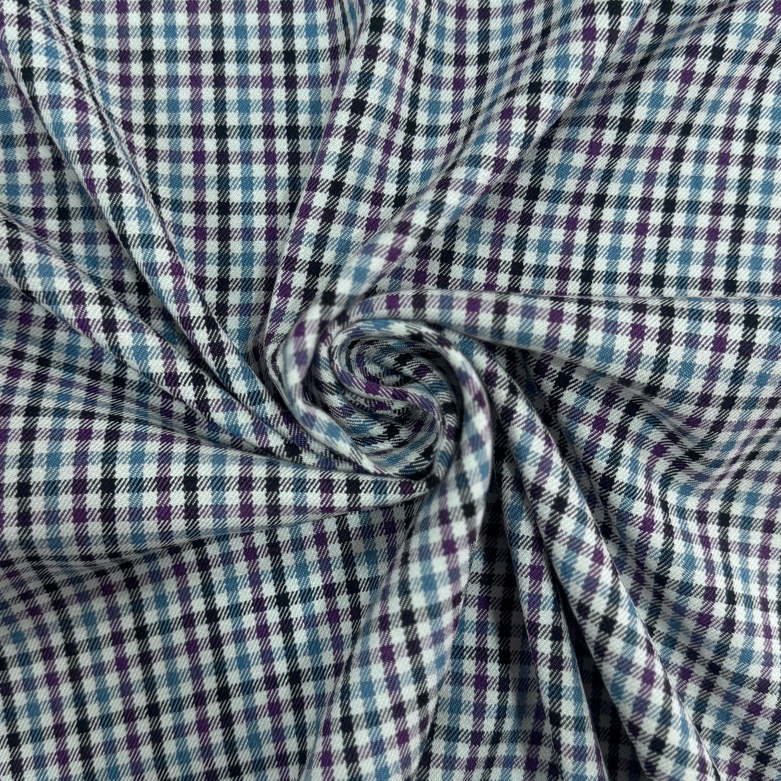 Alfaiataria Leve Mini Xadrez Magenta LIVE