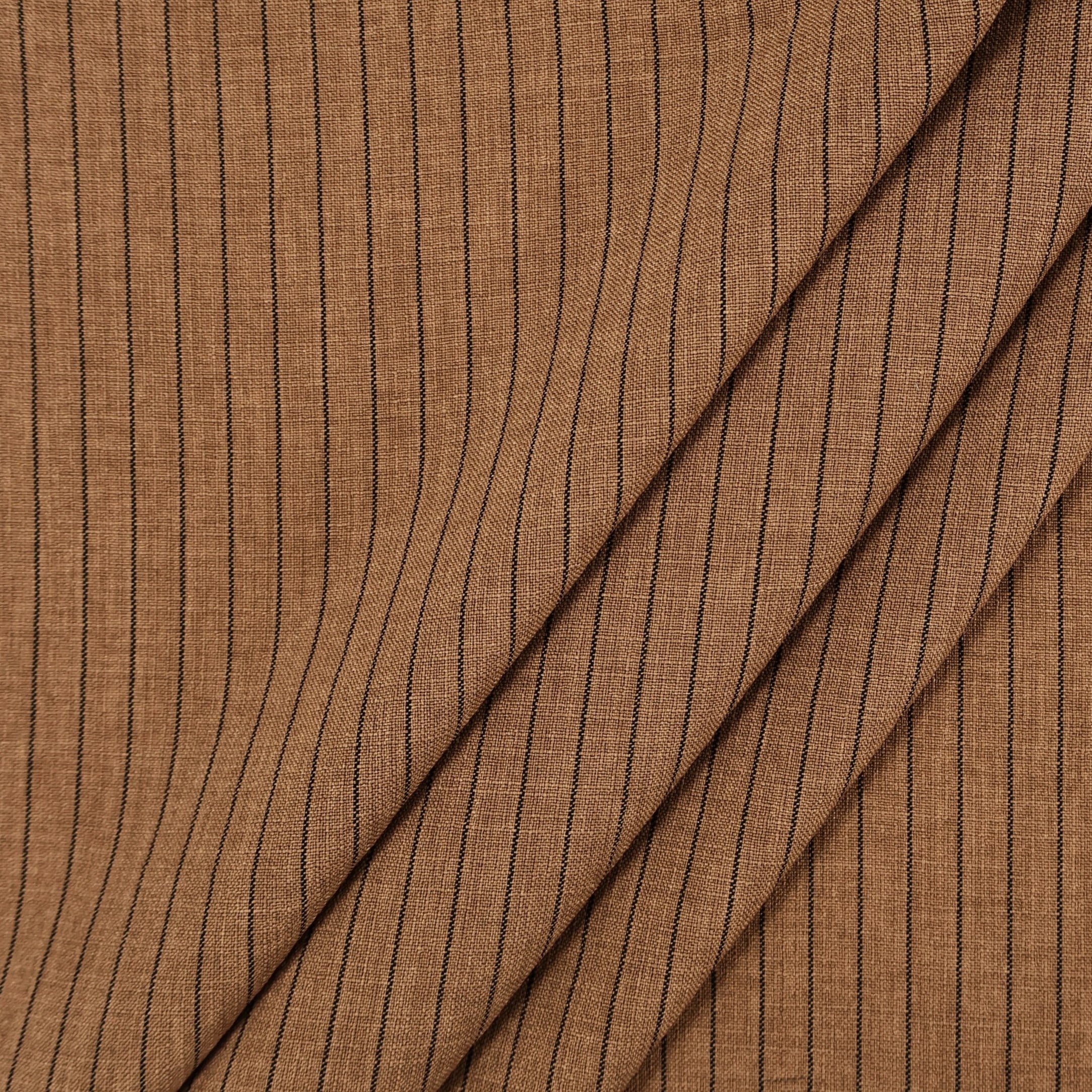 Alfaiataria Risca de Giz Linho Cappuccino