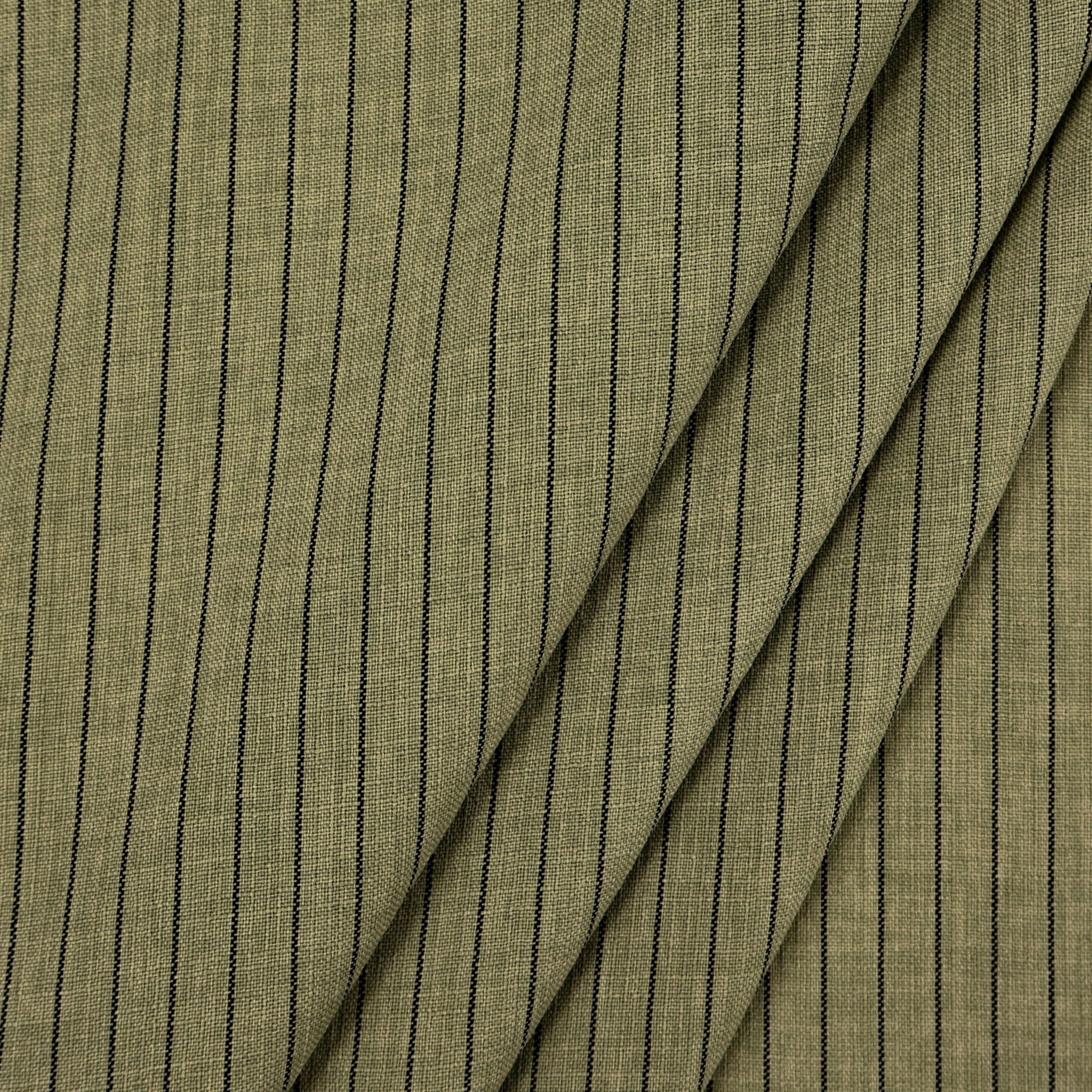 Alfaiataria Risca de Giz Linho Verde Mate