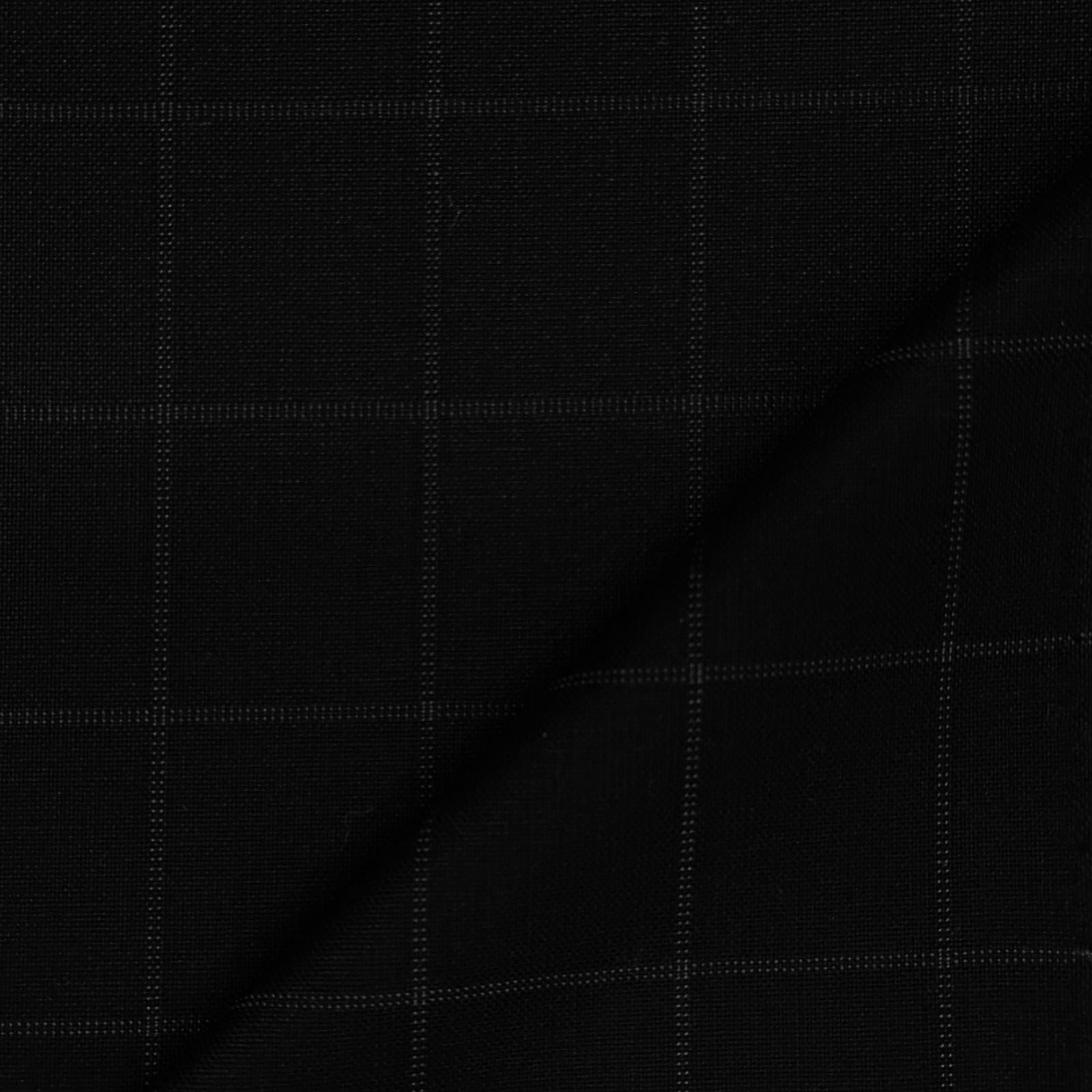 Alfaiataria Xadrez Grid Preto