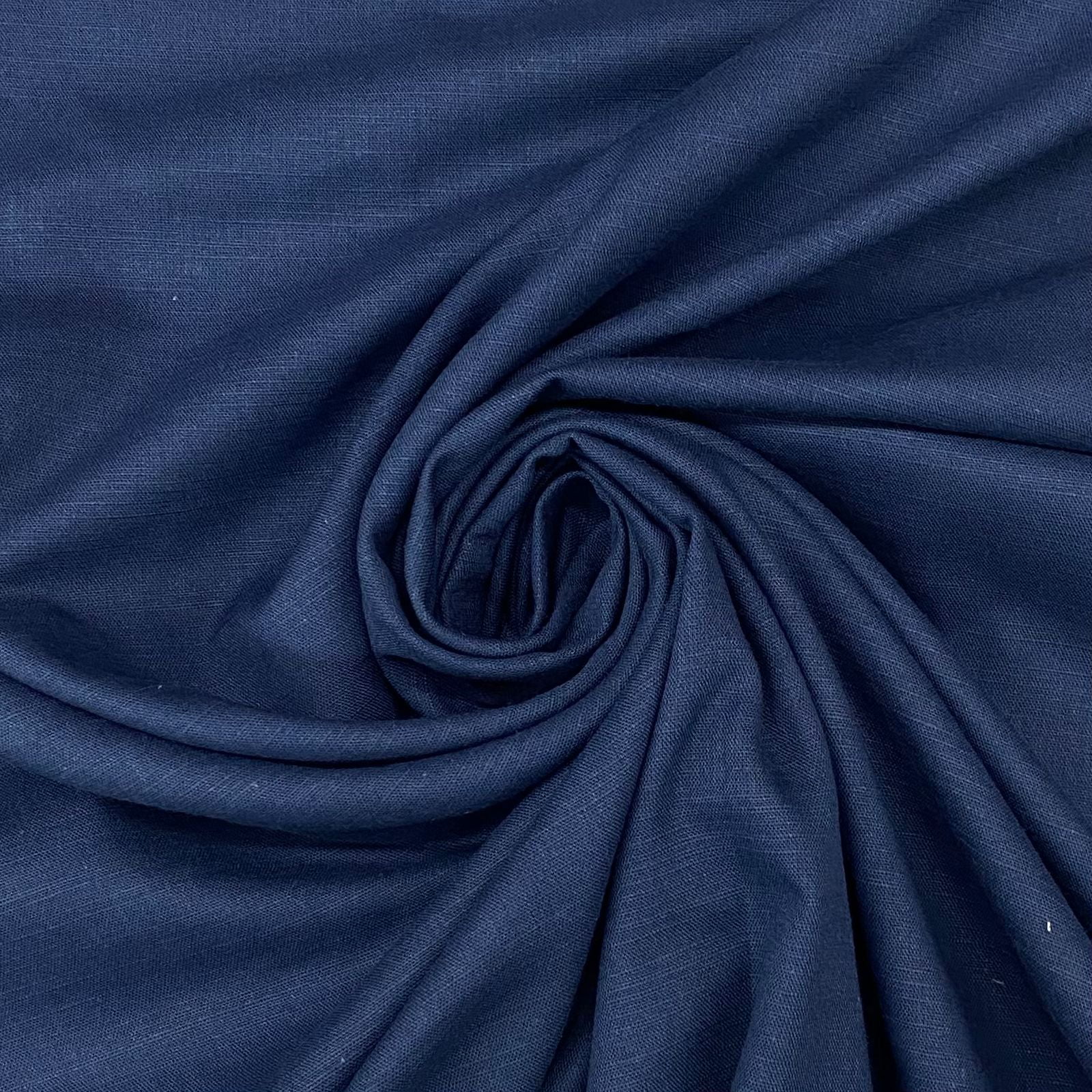 Cambraia de Algodão Azul Marinho 