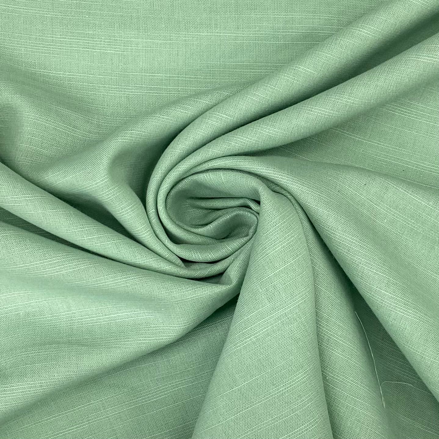 Cambraia de Algodão Verde Chá