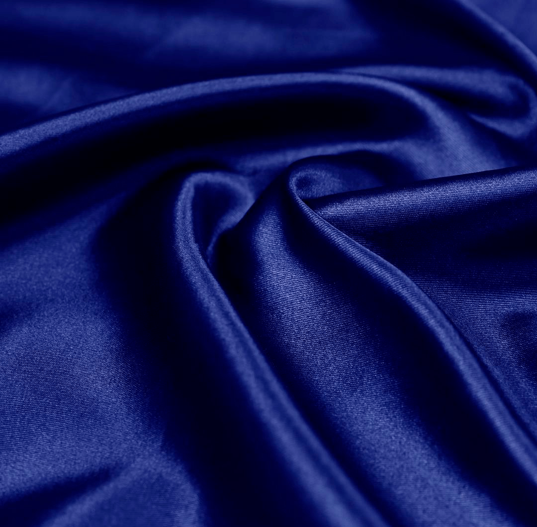 Cetim com Elastano Azul Marinho