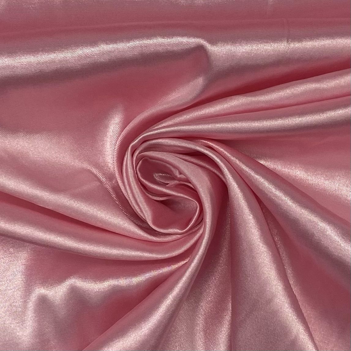 Cetim com Elastano Rosa Bebê