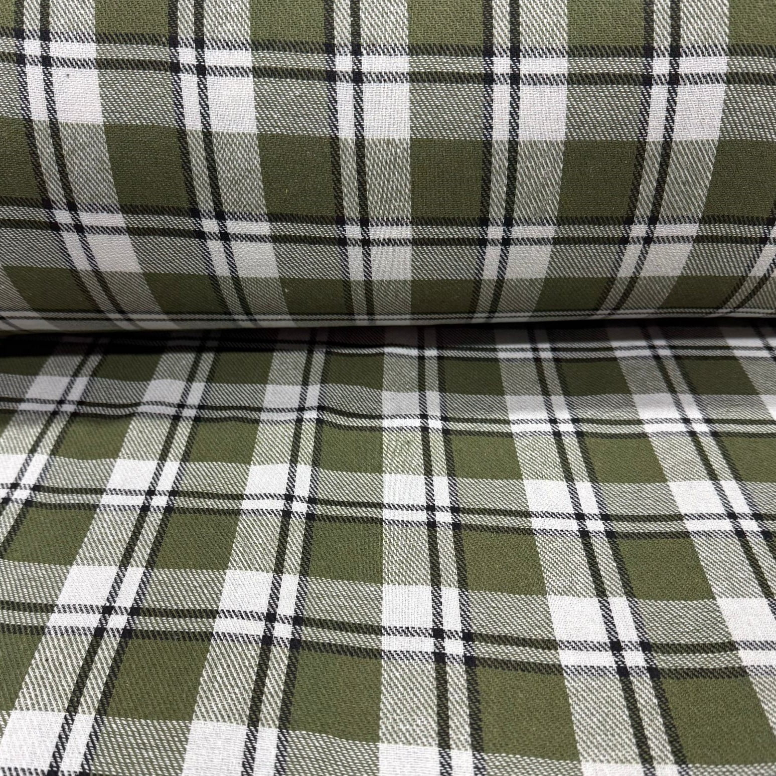 Flanela Xadrez Verde