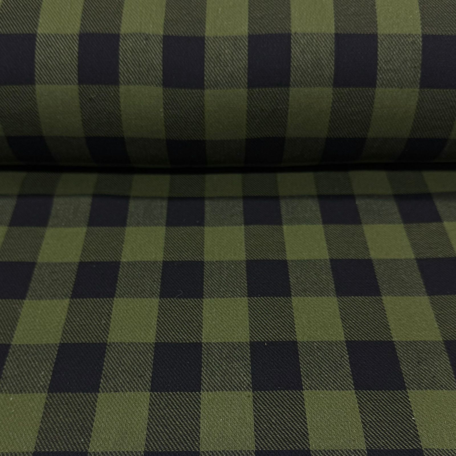 Flanela Xadrez Verde Musgo