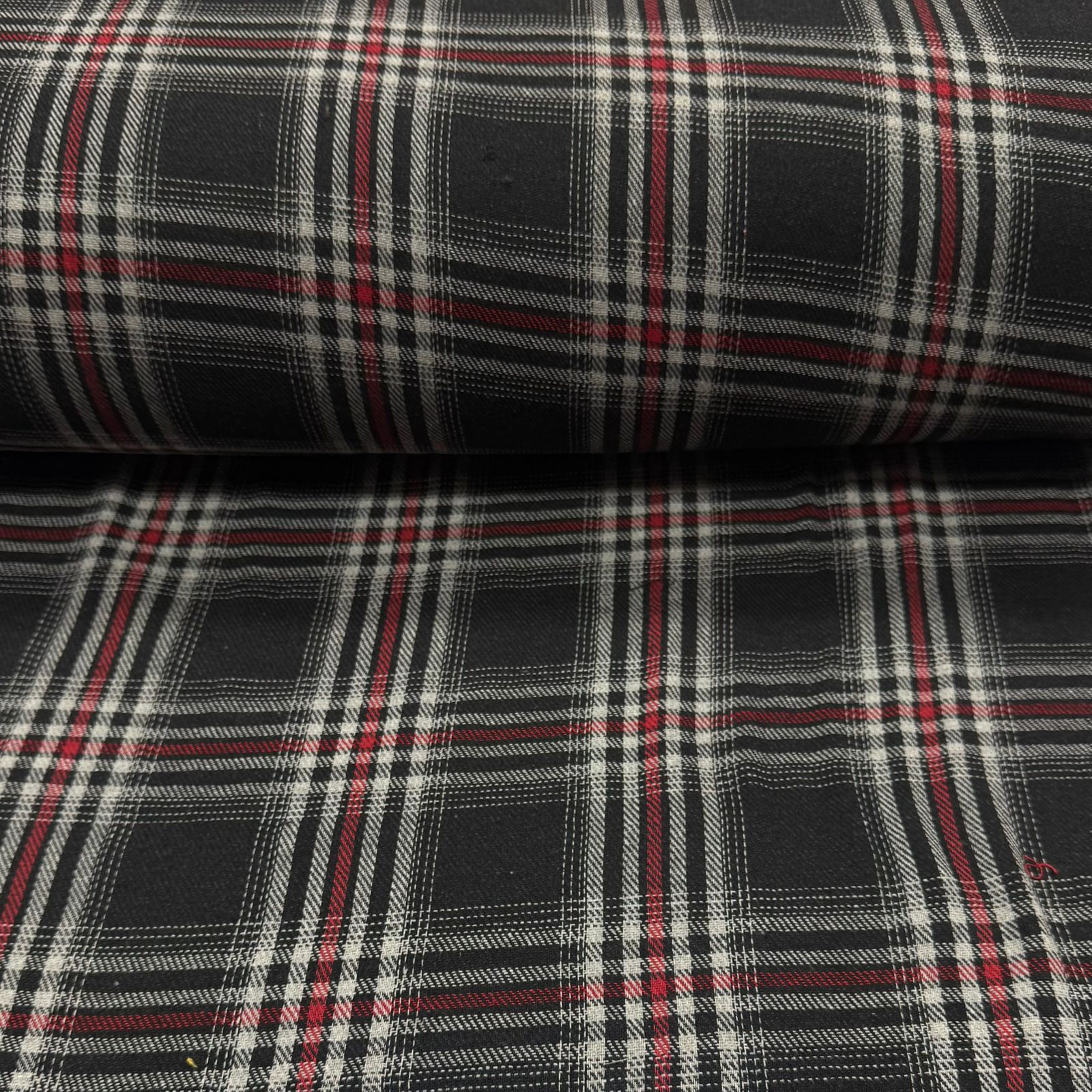 Flanela Xadrez Vermelho e Preto