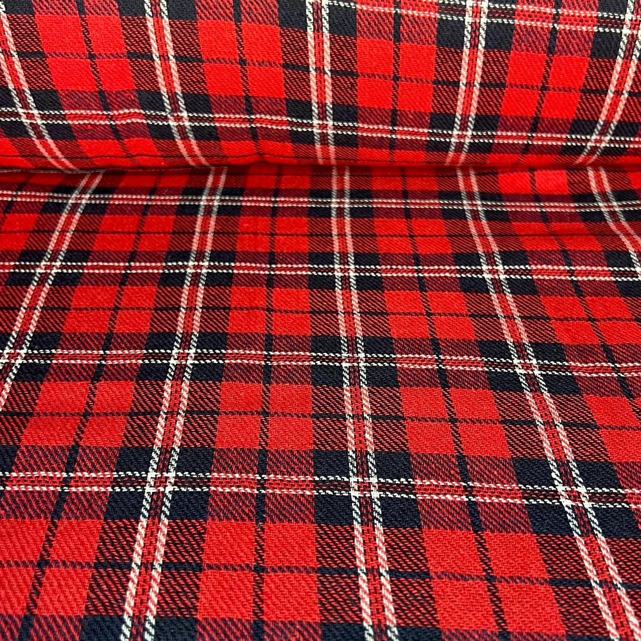 Flanela Xadrez Vermelho Grunge