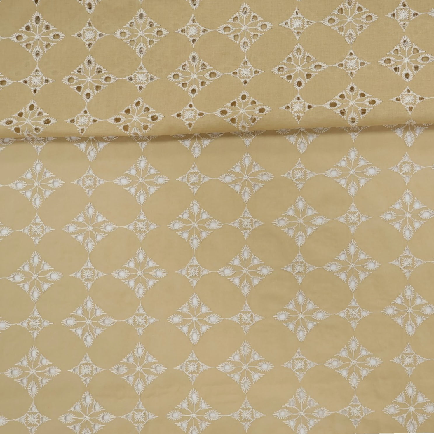 Layse Algodão Geometrico Dourado