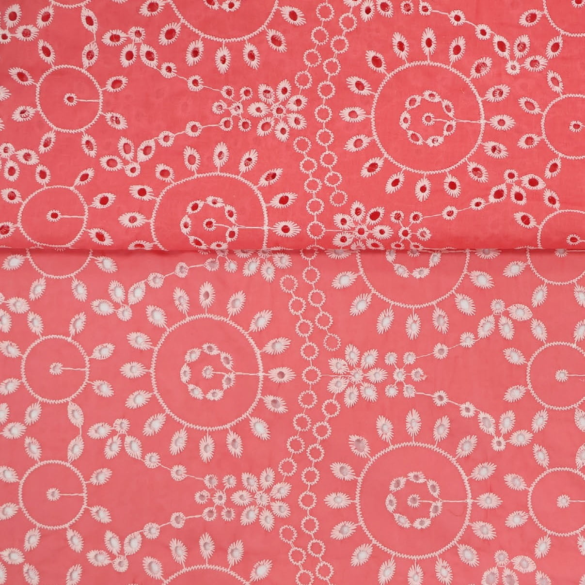 Layse Algodão Mandala Coral