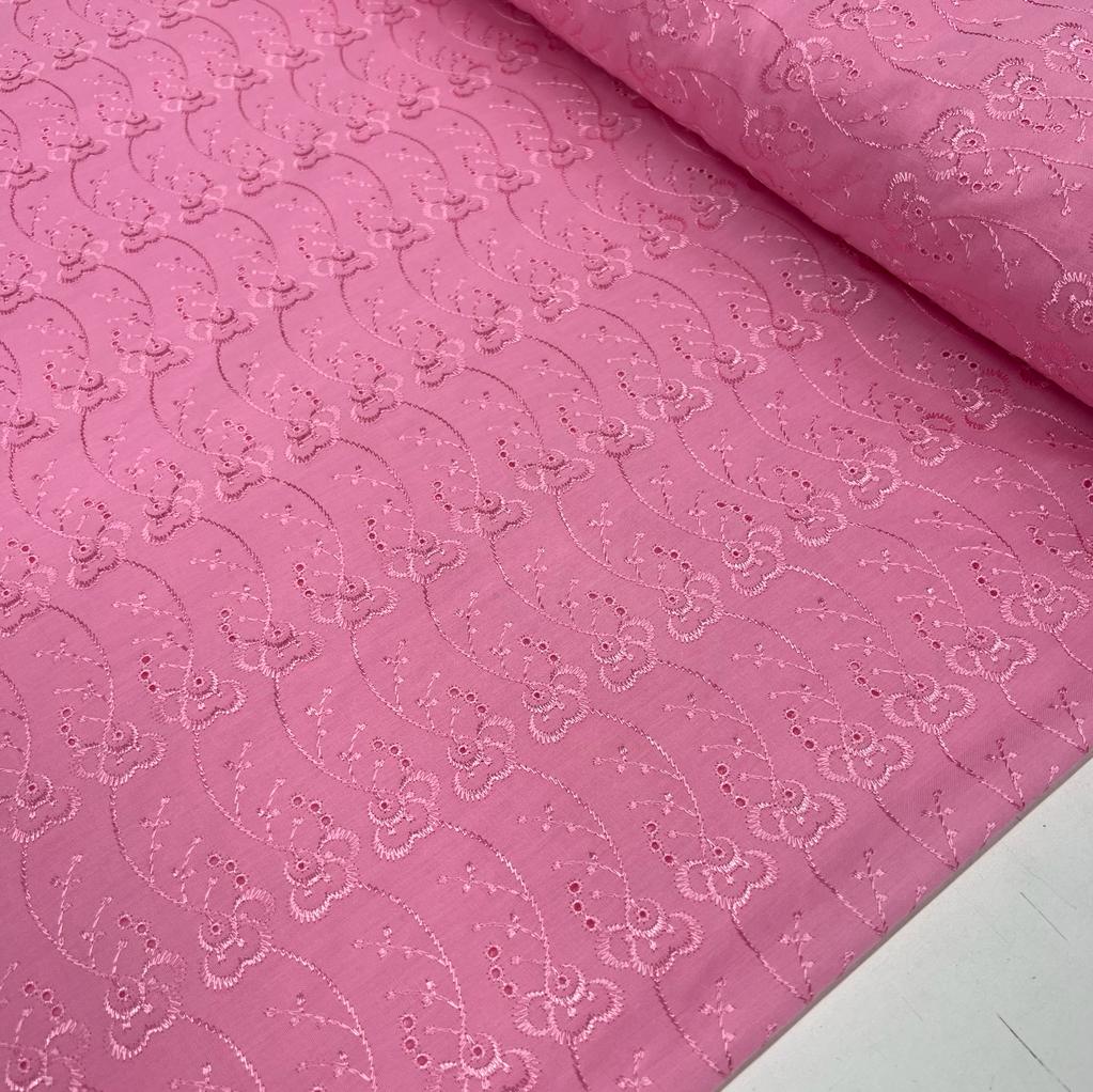 Layse Broderi Rosa Chiclete Premium