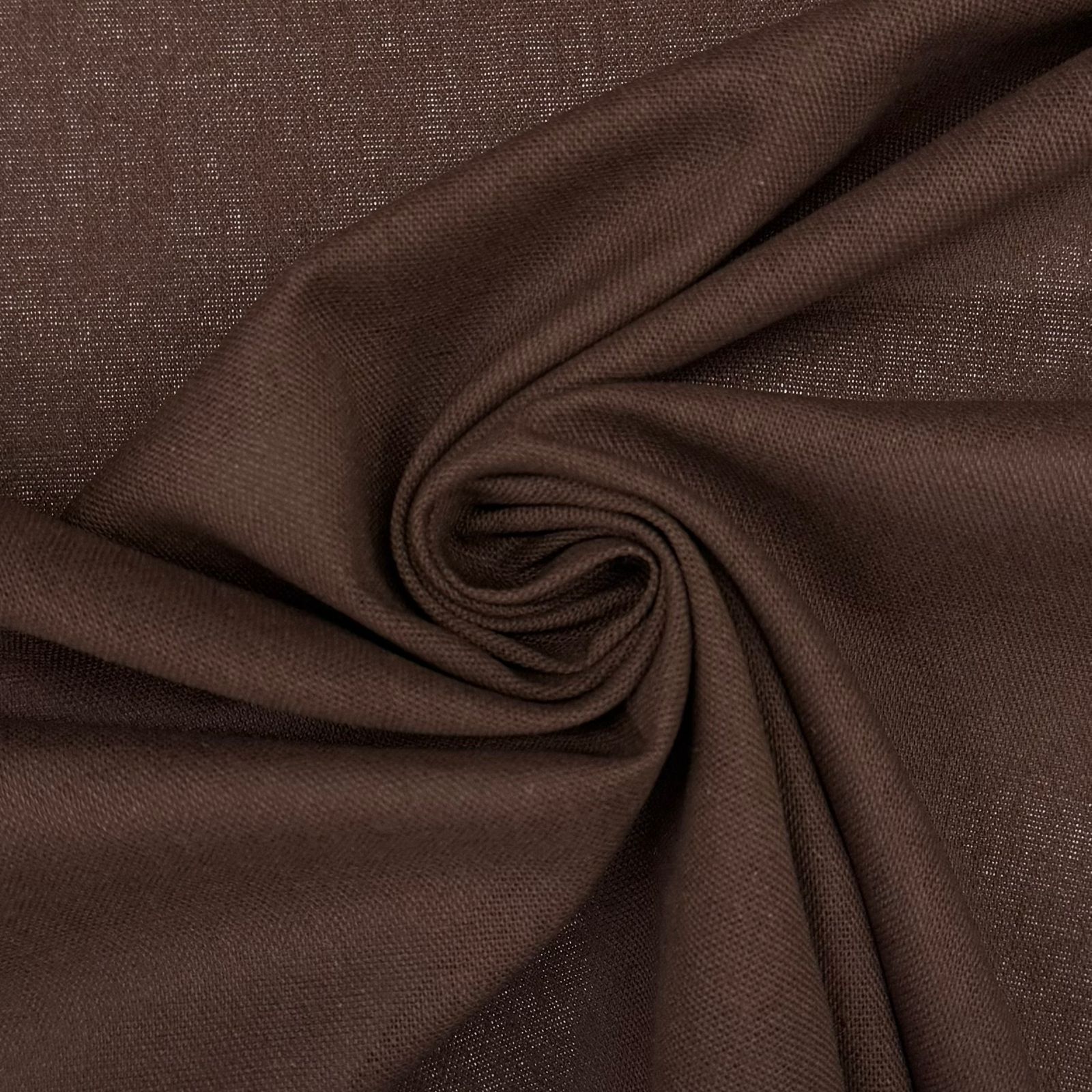 Linho Misto Marrom Café