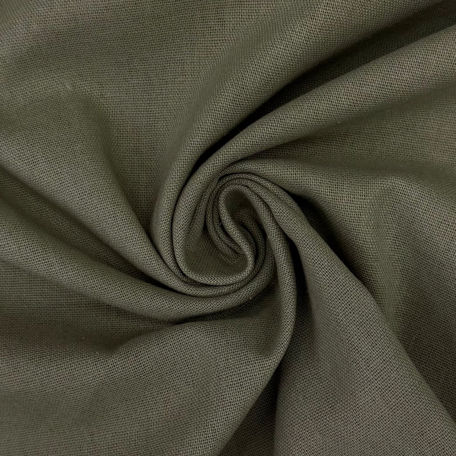 Linho Misto Verde Noite