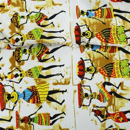 Oxford Africano Moças com Porongos e Jarros