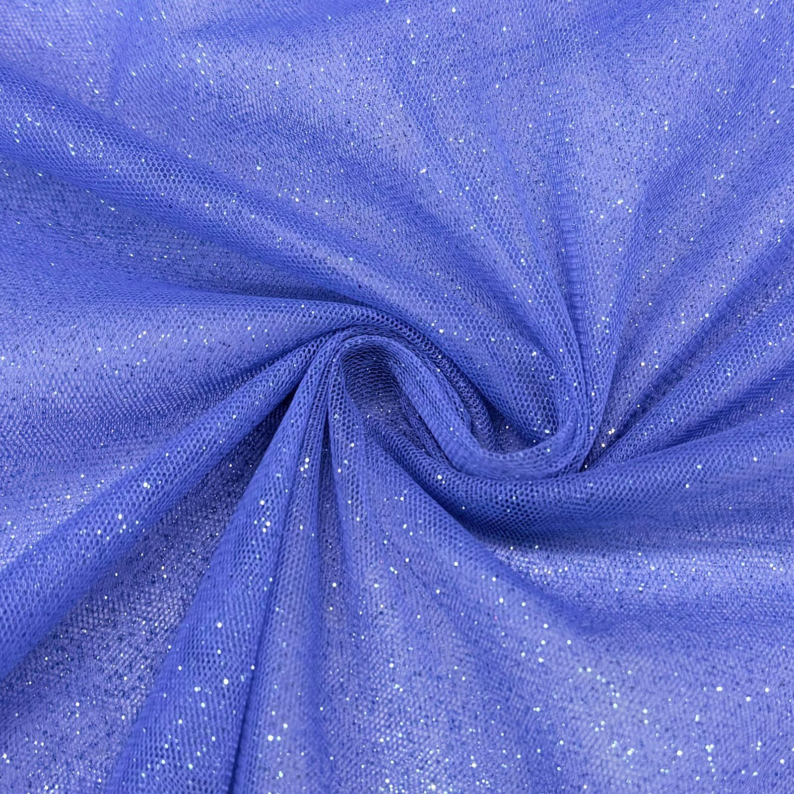 Tule Glitter Azul Serenity