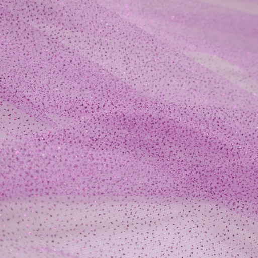 Tule Glitter Lilás Sobretom