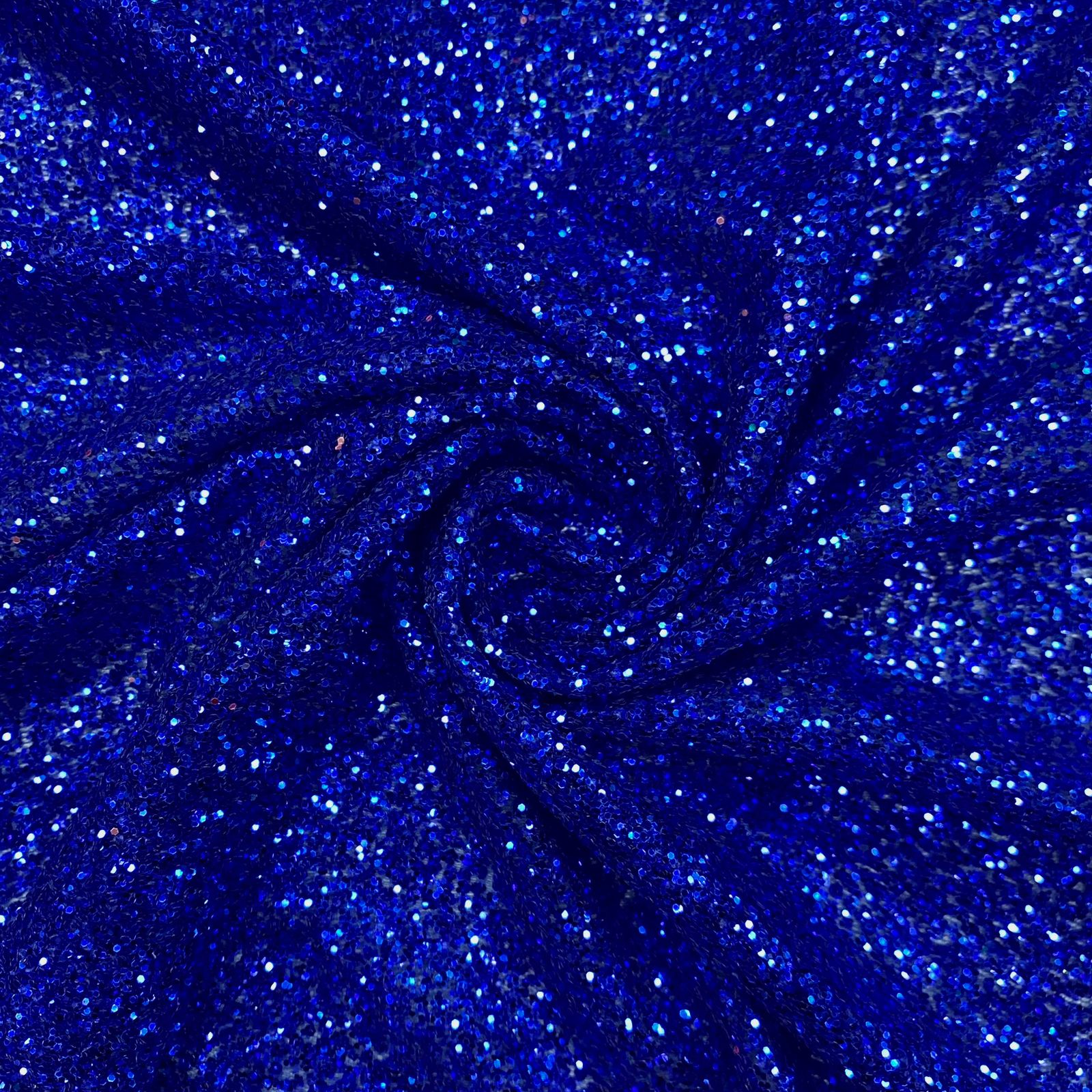 Tule Glitter Pesado Azul Royal