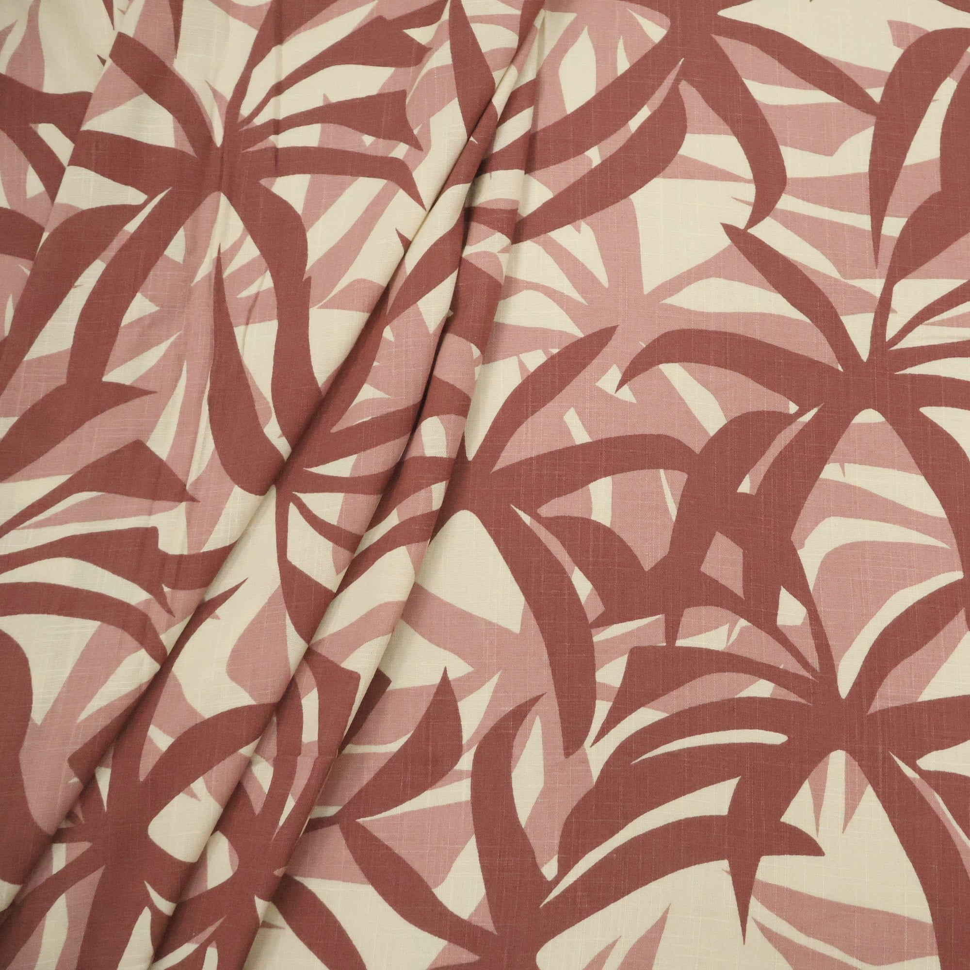 Viscolinho com Elastano Paraiso Tropical Rosado