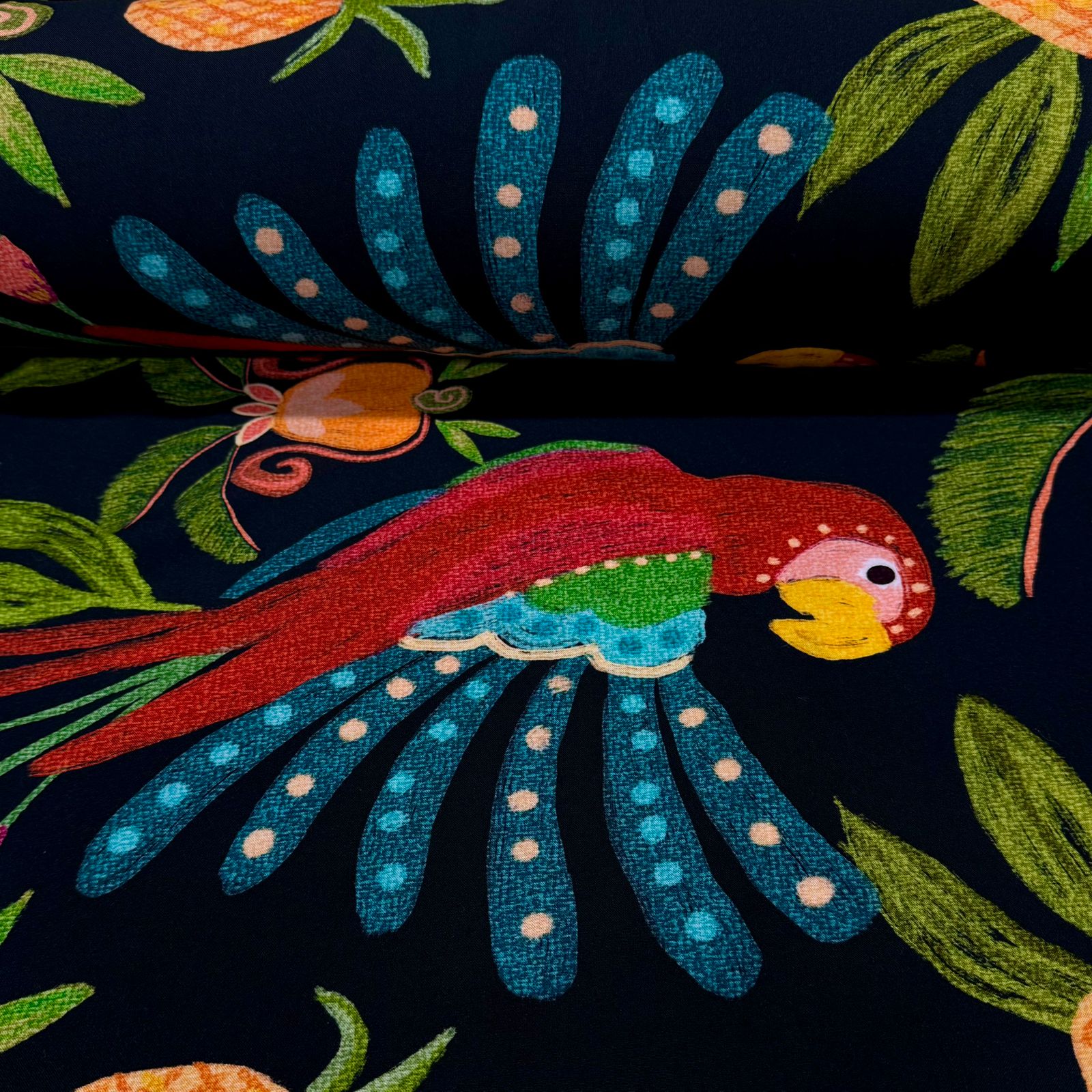 Viscose Farm Amazônia Fundo Preto