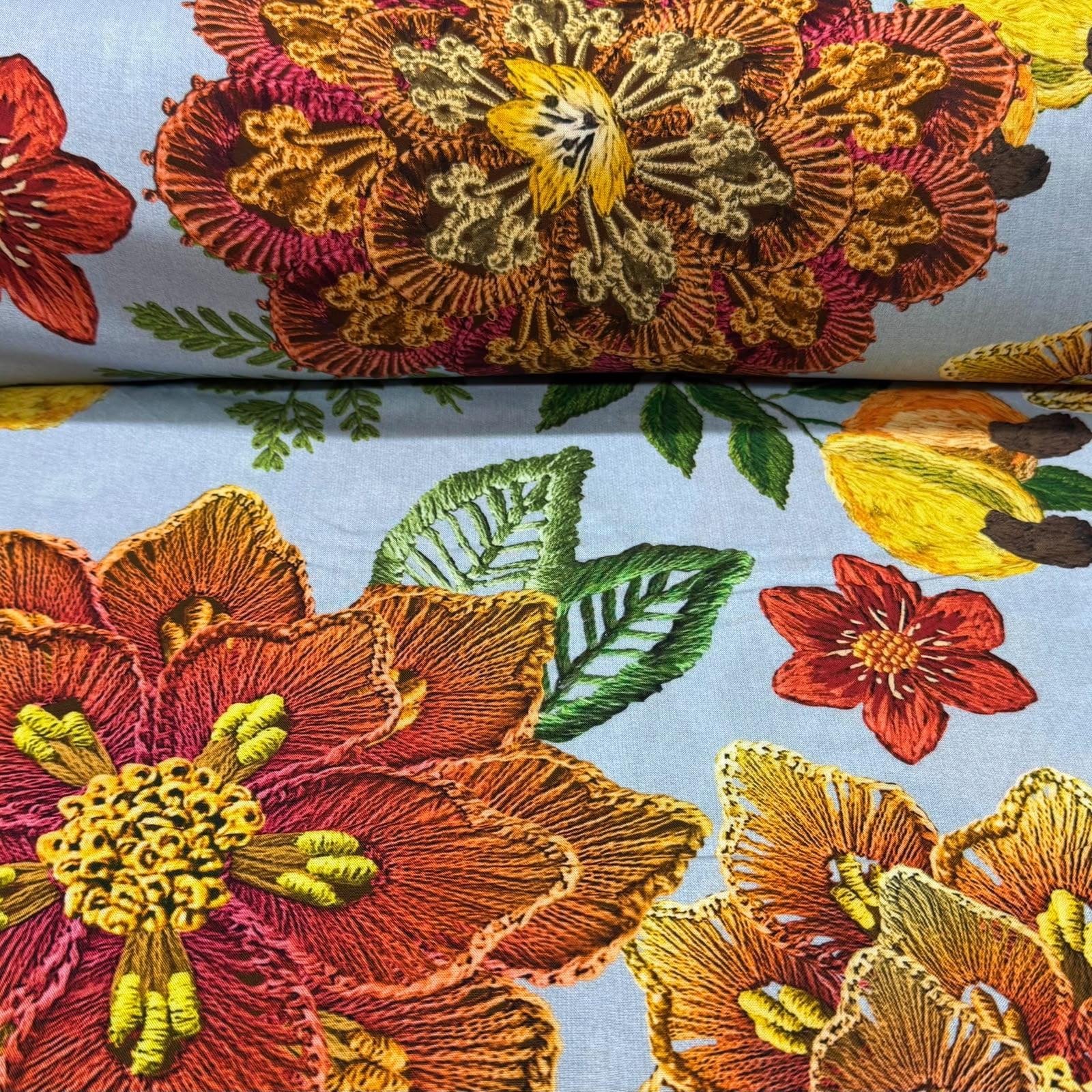 Viscose Farm Flores Lindas