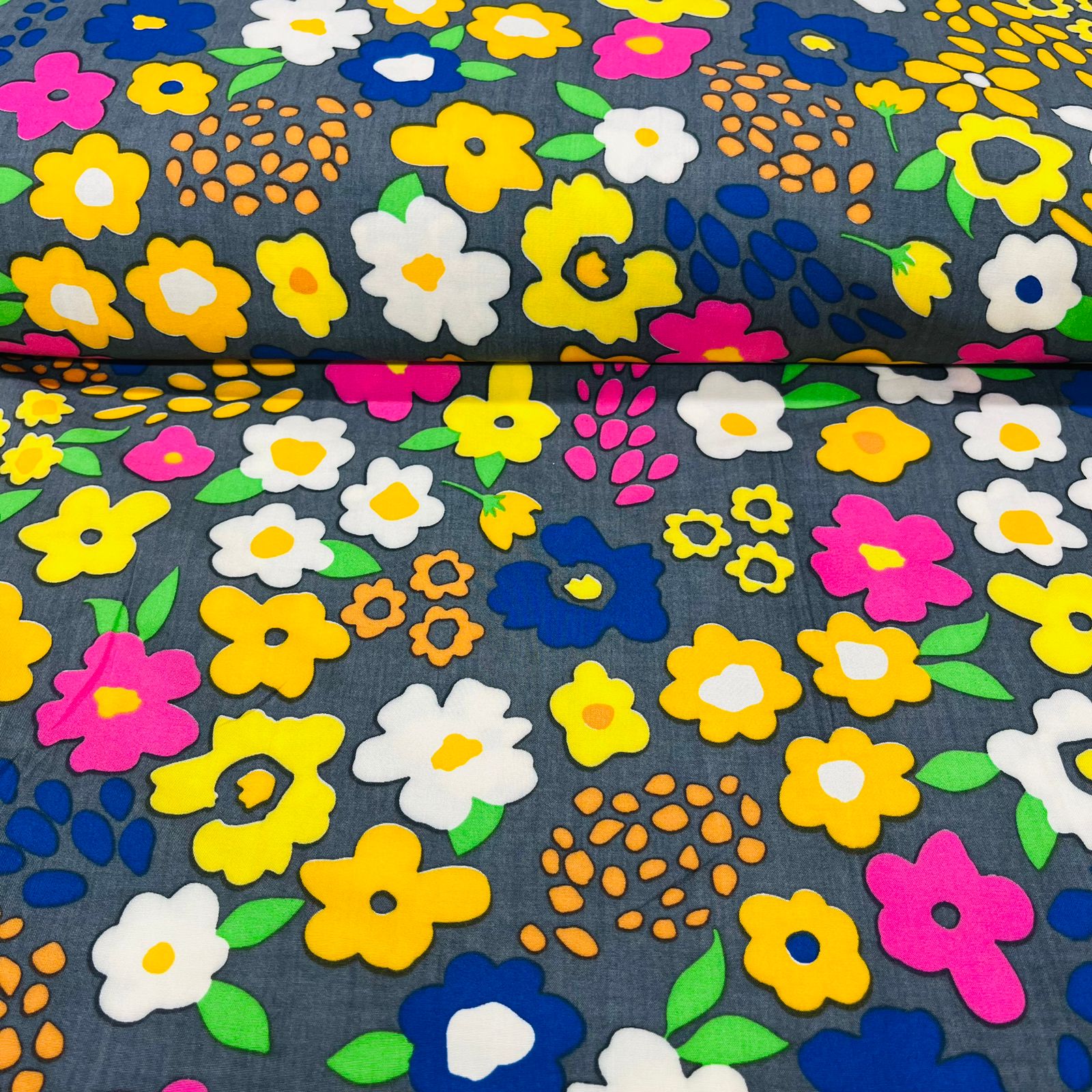 Viscose Floral Colorido