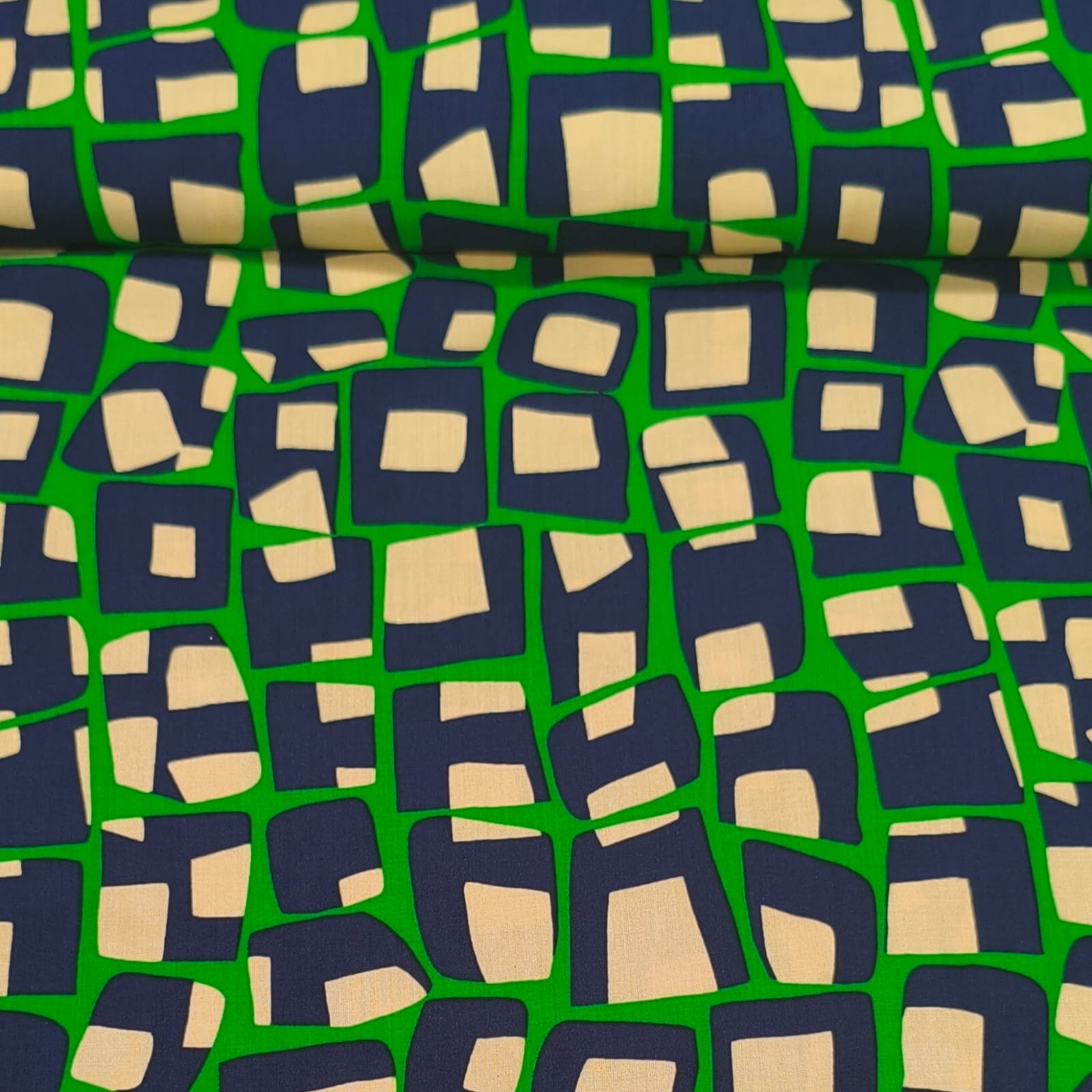 Viscose Mosaico Verde