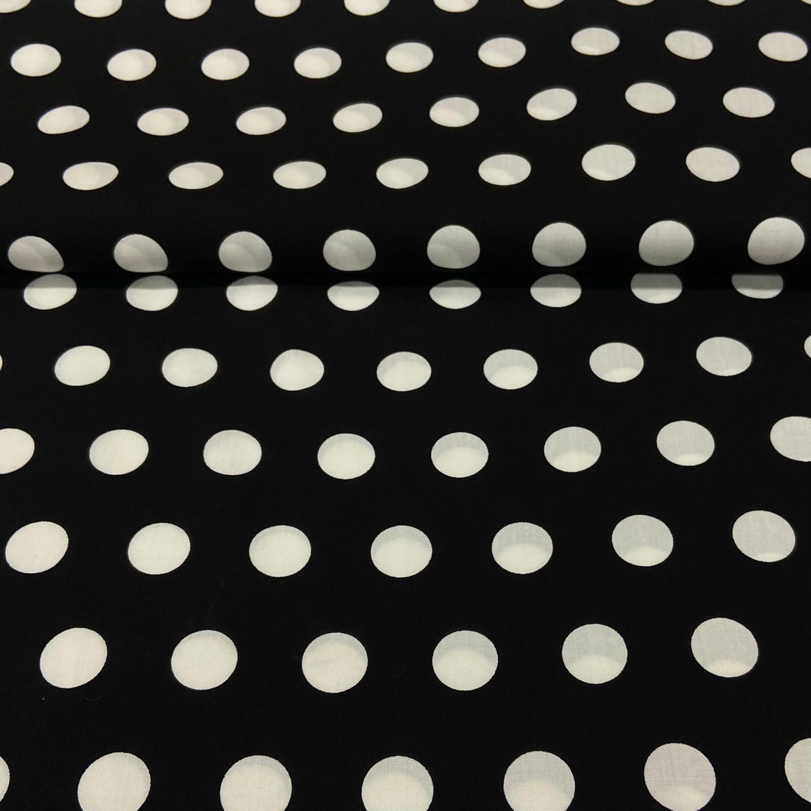 Viscose Petit Poa Preto