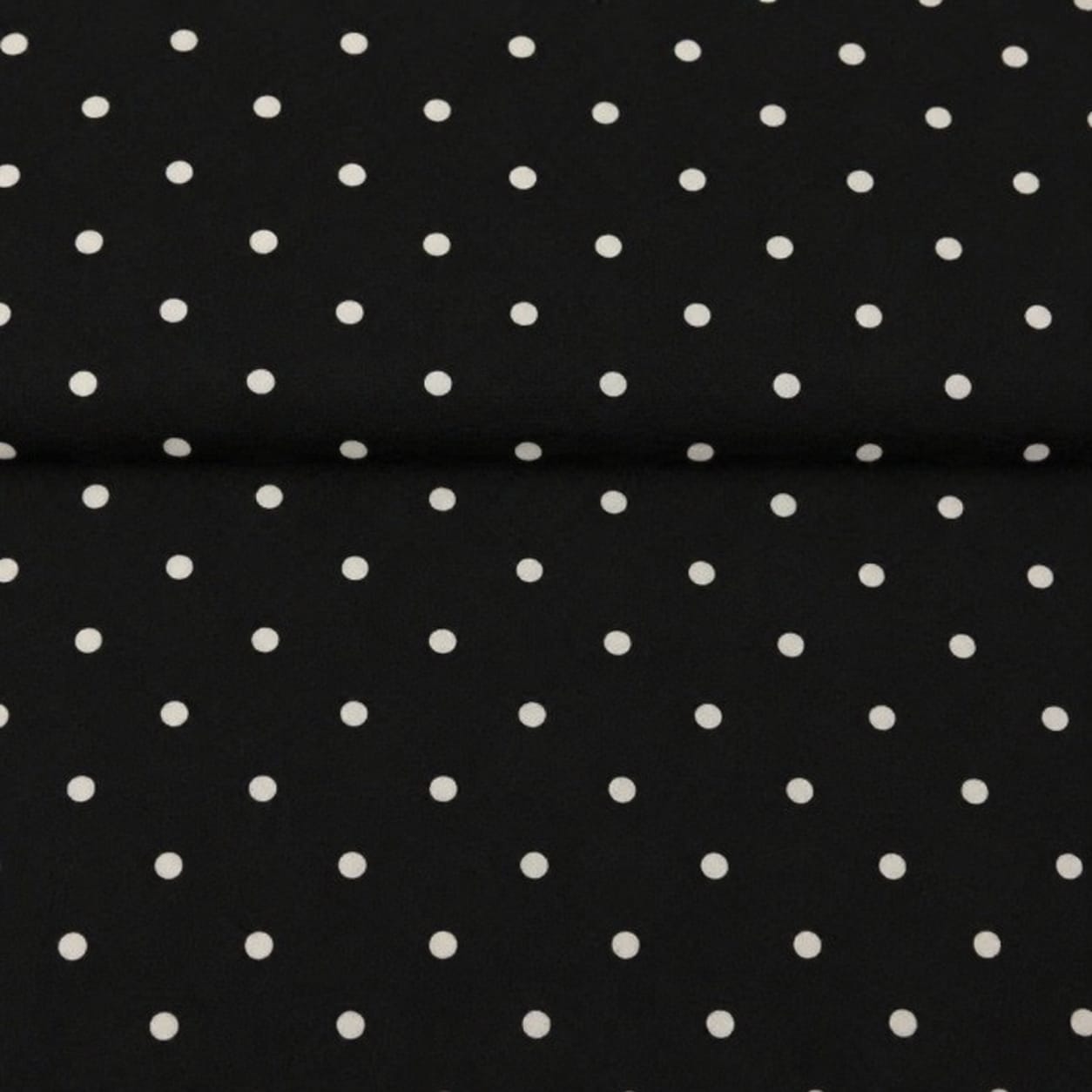 Viscose Petit Poa Pequeno Preto RRR