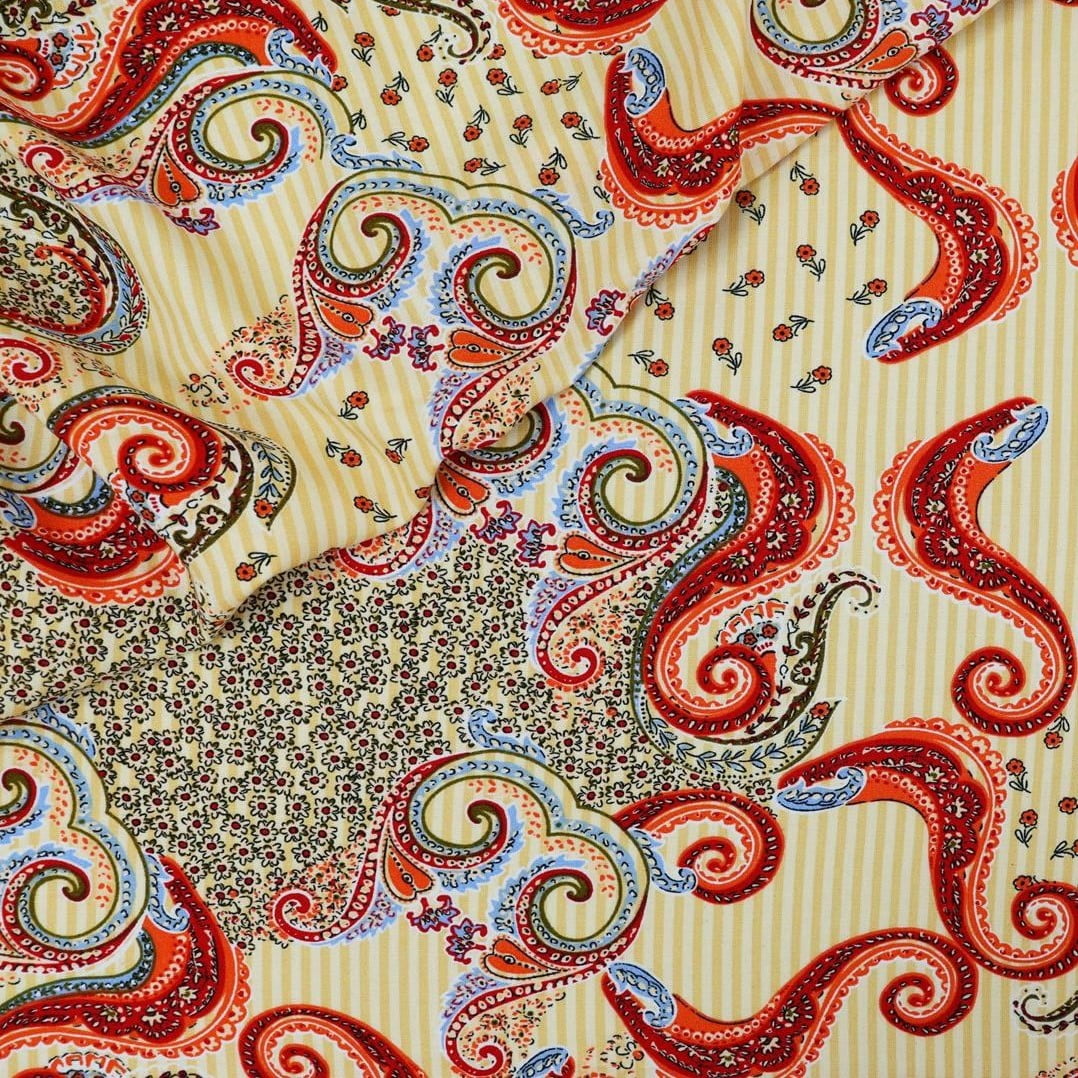 Viscose Vento do Oriente Fundo Bege