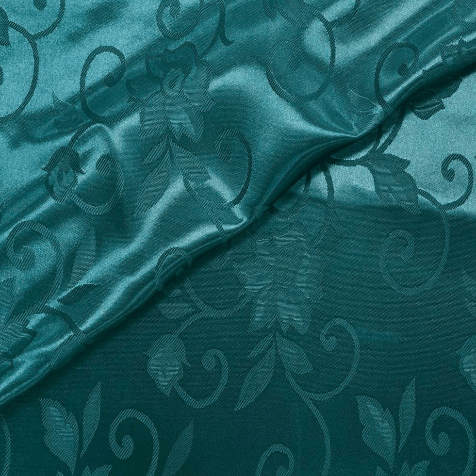 Cetim Brocado Verde Esmeralda