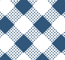 Chita Xadrez Diagonal Azul