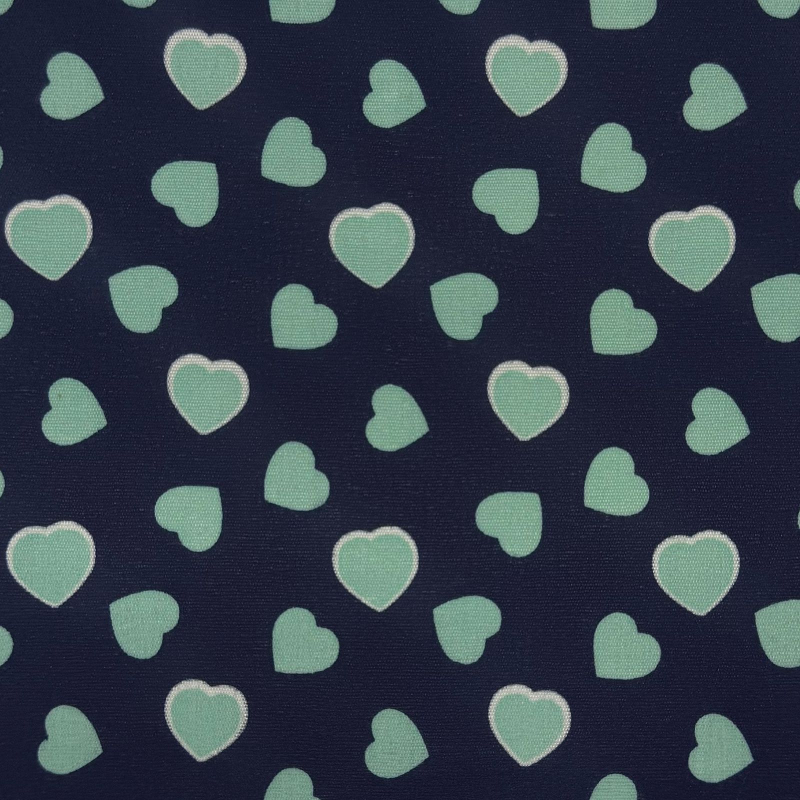 Chita Fake Corações Azuis 