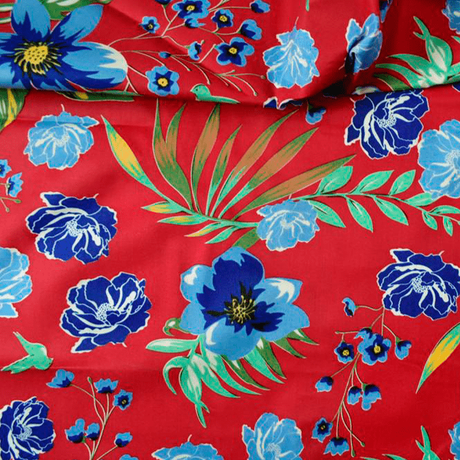 Chita Fake Flor Azul RELÂMPAGO