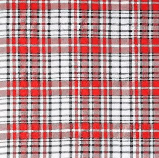 Chita Fake Xadrez Vermelho 