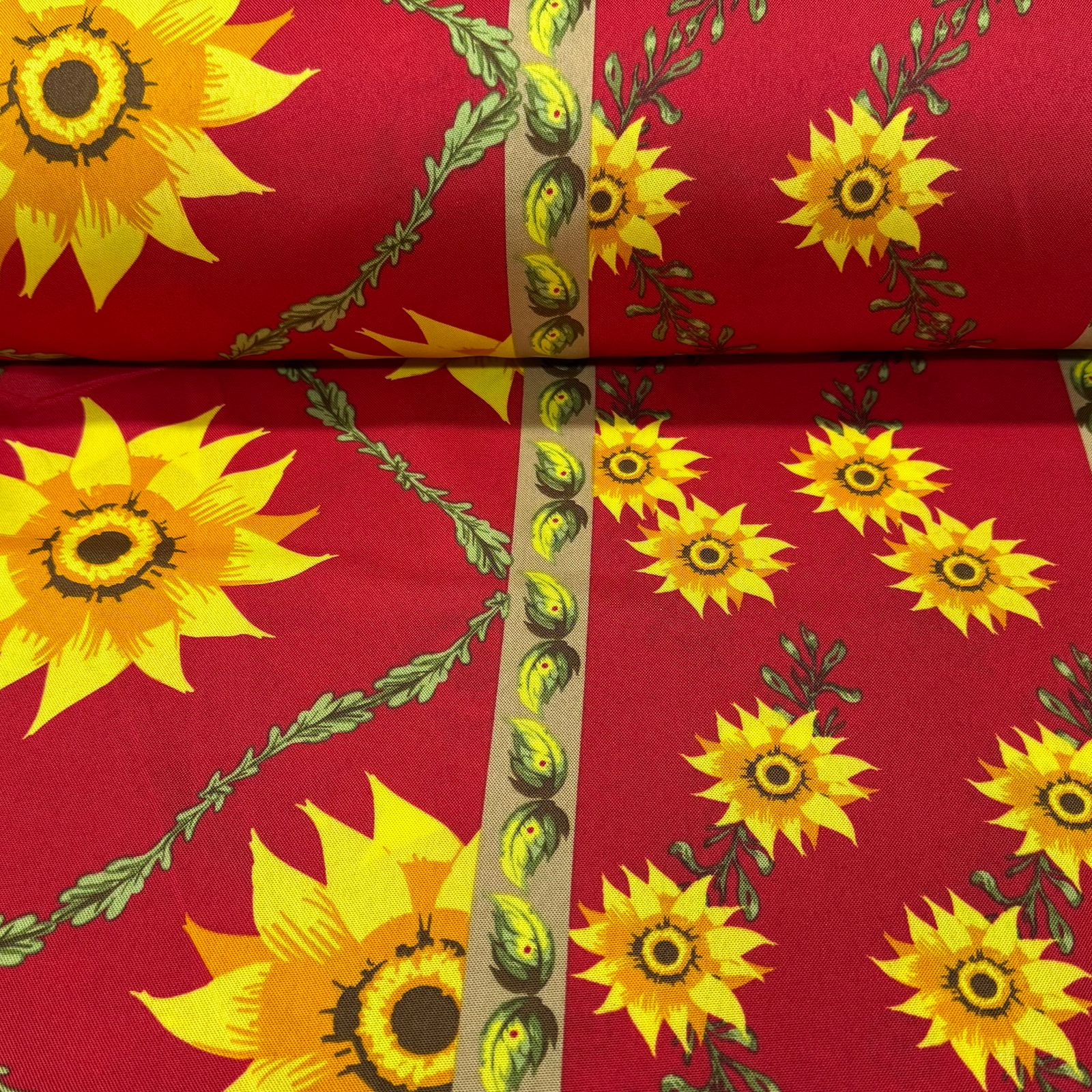 Oxford Barras de Girassol Vermelho