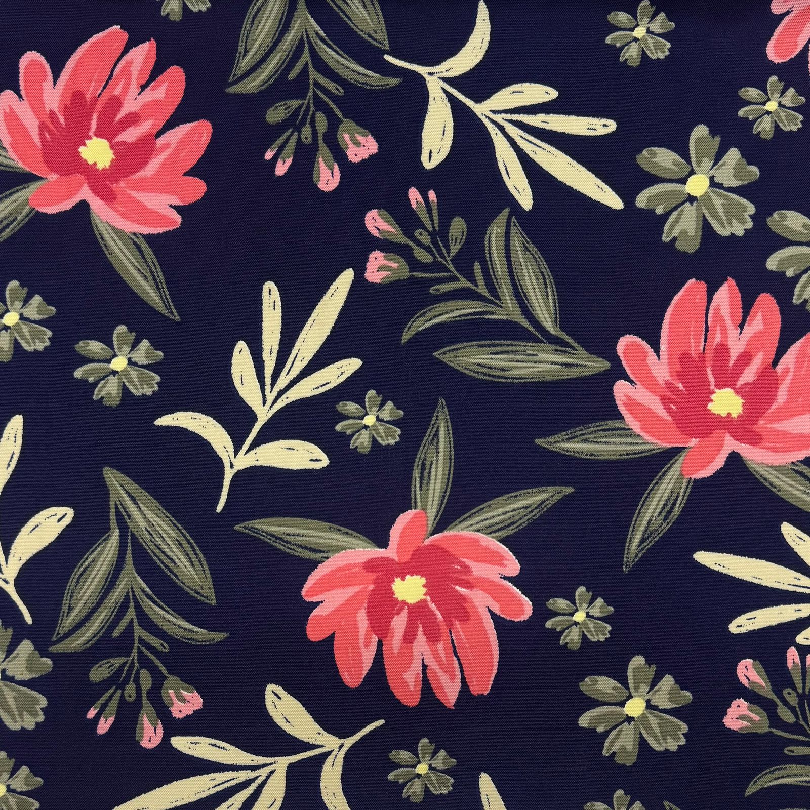 Oxford Estampado Flores da Noite