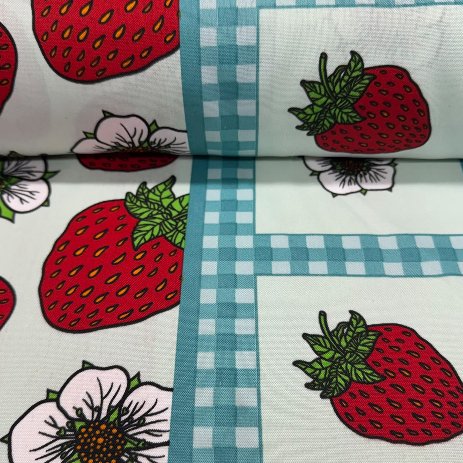 Oxford Estampado Morangos Lindos