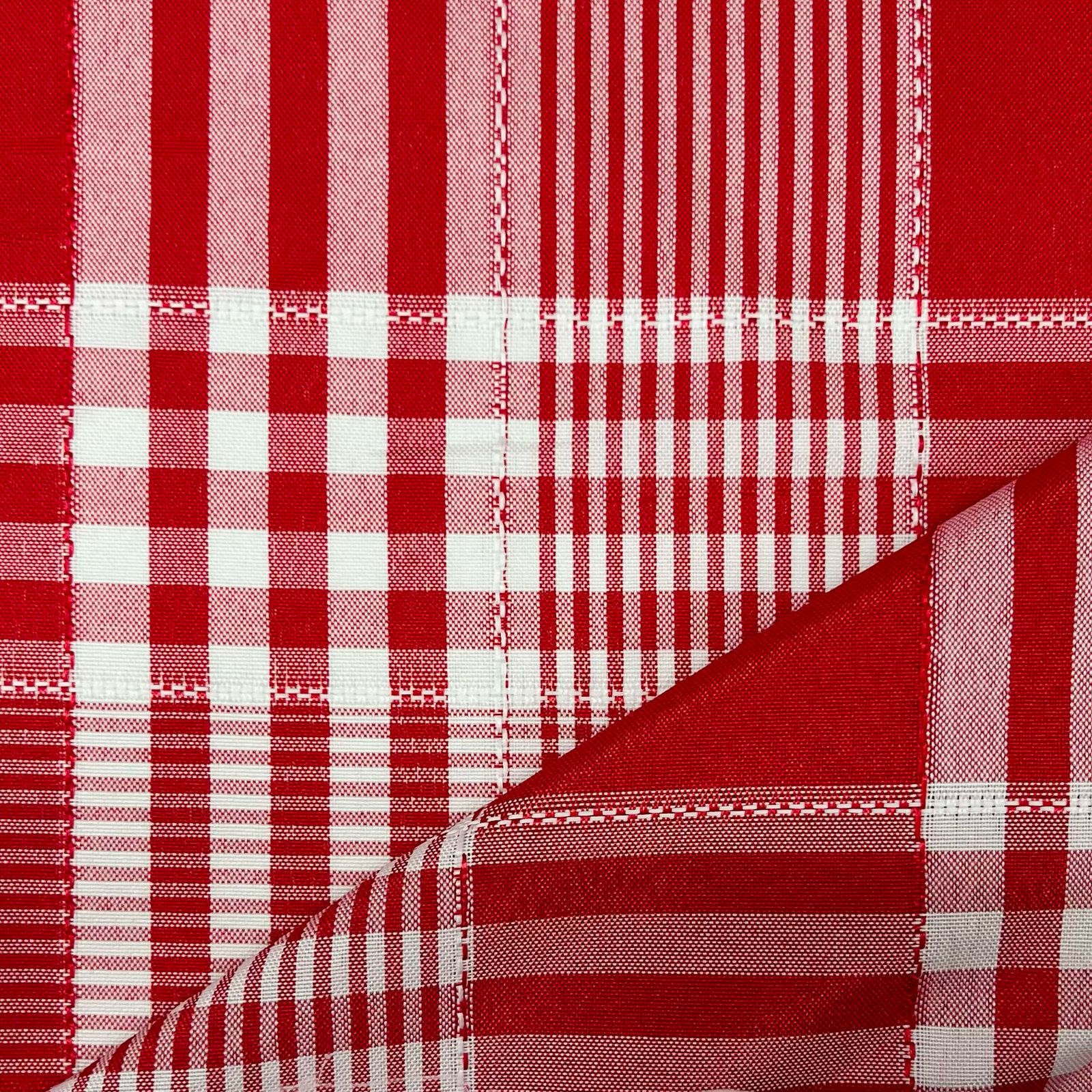Oxford Xadrez Dobby Vermelho